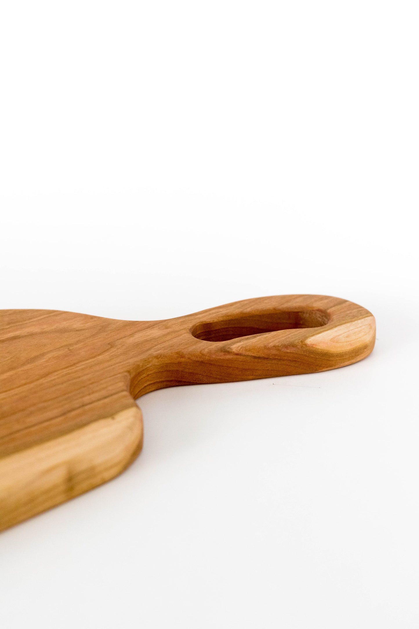 Cherry Charcuterie Board with Handle - 3/4"